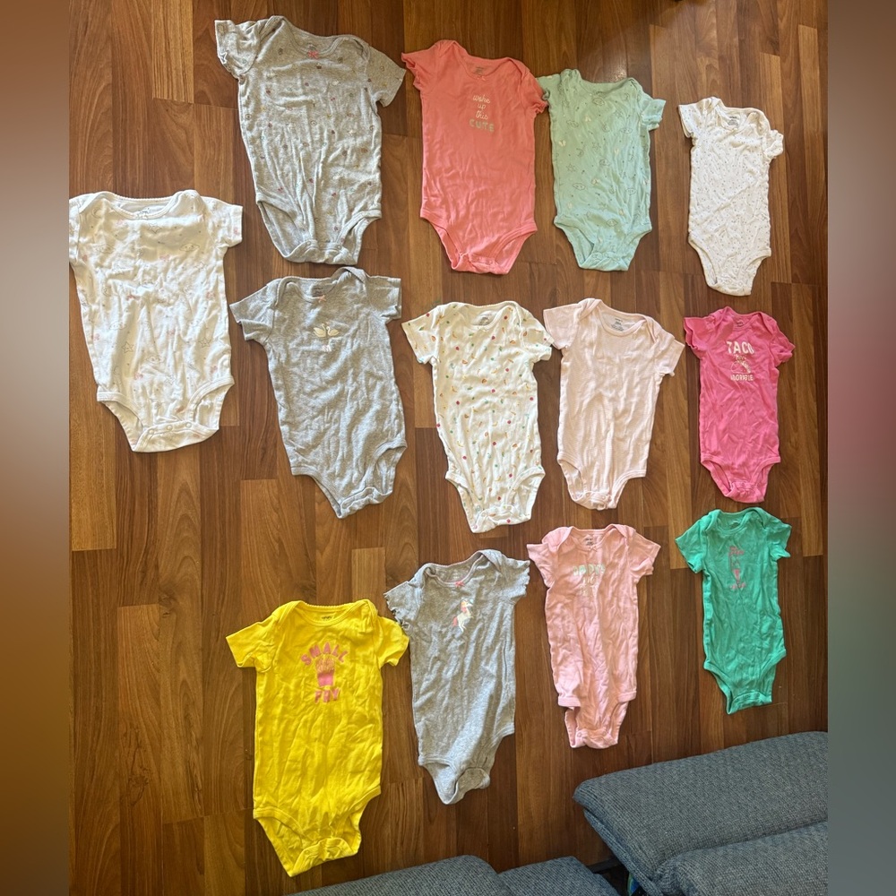24M girls onsies